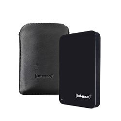 Vanjski tvrdi disk INTENSO 1TB 2.5" Memory Drive (USB 3.0 crni) + futrola