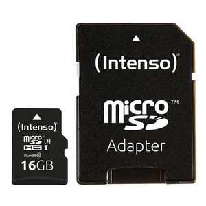 Memorijska kartica INTENSO 16GB microSDXC UHS-I Class 10 Pro (90MB/s)