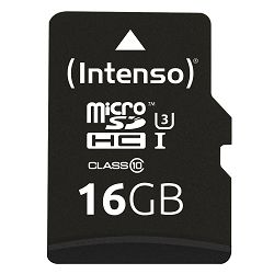 Memorijska kartica INTENSO 16GB microSDXC UHS-I Class 10 Pro (90MB/s)