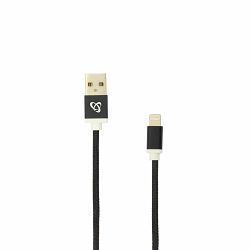 KABEL USB A Muški -> 8-pin iPh Muški 1.5 m Crna - Blister