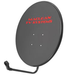 Maclean MCTV-929 Satellite Dish Maclean TV System, Phosphated Steel, Graphite, 90cm