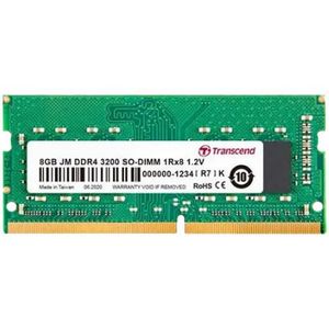 TRANSCEND 16GB DDR4 3200MHz Unbuffered SODIMM JetRam 1Gx8