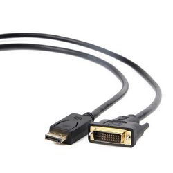 Video adapter kabel GEMBIRD CC-DPM-DVIM-6 (1.8 m, DisplayPort, DVI) (crni)