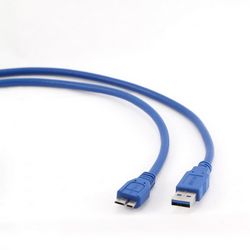 USB kabel GEMBIRD CCP-mUSB3-AMBM-0.5M (USB 3.2 Gen 1 3.1 Gen 1, USB A, Micro-USB B) plava
