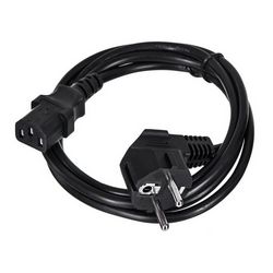Naponski kabel GEMBIRD PC-186 (1.8 m, CEE7/4, spojnica C14) crni