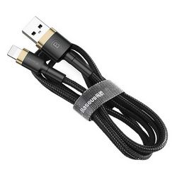 Kabel Baseus Cafule (1 m) crno-zlatni