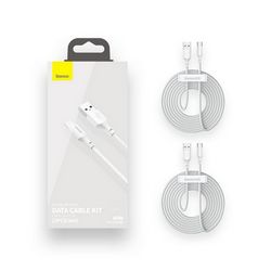 USB kabel Baseus TZCATZJ-02 (1.5 m, USB A, USB C) bijeli