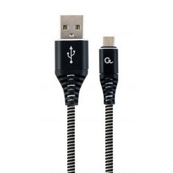 Kabel USB CABLEXPERT CC-USB2B-AMMBM-2M-BW USB 2.0 USB A Micro-USB B crna