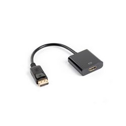 Adapter Lanberg DISPLAYPORT(M)->HDMI(F) 10CM