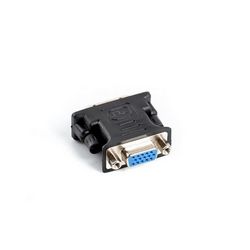 Video kabel adapter Lanberg AD-0012-BK DVI-I VGA (D-Sub) crni