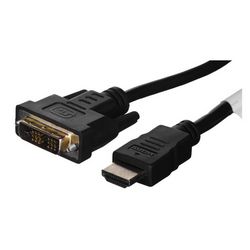 Adapter kabela video Lanberg CA-HDDV-10CC-0018-BK 1.8 m HDMI Type A (Standard) DVI-D crni