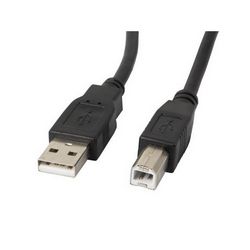 Kabel USB Lanberg CA-USBA-11CC-0018-BK 1.8 m USB 2.0 USB B crni