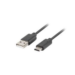 Kabel USB Lanberg CA-USBO-20CU-0010-BK 1 m USB 2.0 USB A USB C crni
