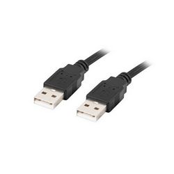 Kabel USB Lanberg CA-USBA-20CU-0010-BK 1m 2.0 USB A crni