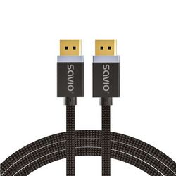 DisplayPort kabel 2 m crni SAVIO CL-166