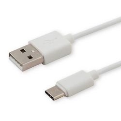 USB kabel SAVIO CL-125 (1 m, USB 2.0, USB A, USB C bijeli)