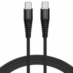 USB kabel SAVIO CL -159 (1 m, USB 2.0, USB C - USB C crni)