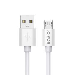 Kabel 3 m USB 2.0, USB A - Micro USB bijeli Savio CL -167