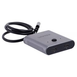 Switch UNITEK (dvosmjerni, USB-C, 2 in 1 out, 4K)