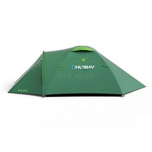 Husky Namiot turystyczny trzyosobowy BIZON 3 PLUS, 220 x 410 x 130 cm, 5,2kg zielony