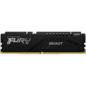 Kingston 16GB 6000MT/s DDR5 CL30 DIMM (Kit of 2) FURY Beast Black XMP, EAN: 740617343199