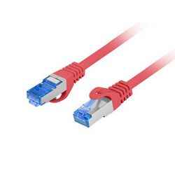 Mrežni kabel LANBERG (S/FTP, CAT.6A 0.5 m, LSZH) crvena