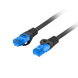 Patch kabel LANBERG PATCHCORD (S/FTP, cat.6A, 15 m crni, LSZH)