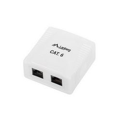 Kutija za utičnicu LANBERG OU6-0002-W RJ-45 bijela