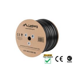 Mrežni kabel LANBERG F/UTP FTP Cat.5e (305 m, za vanjsku upotrebu) crni
