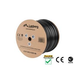 Mrežni kabel LANBERG U/UTP UTP Cat5e (305 m) crni