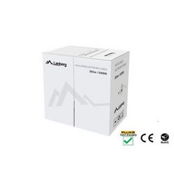 Kabel LANBERG UTP CAT.5E (305 m, bakrena žica) plavi