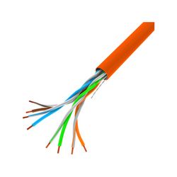 Mrežni kabel LANBERG UTP (LAN 100MB/S, CCA žica, 305 m) narančasti