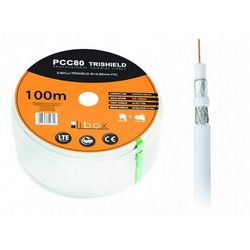 Koaksijalni kabel Libox PCC80 100m RG-6/U bijeli