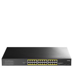 Mrežni prekidač CUDY GS1028PS2 (28-portni, PoE, 2 SFP porta)