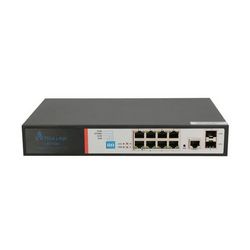 Switch EXTRALINK EX.8222 (L2/L4, upravljivi, Gigabit Ethernet 10/100/1000, PoE, 1U) crna