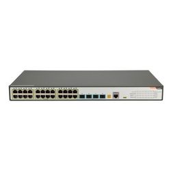 Mrežni prekidač FIBERHOME S4820-28T-X-PE-AC (upravljani L2/L3, Gigabit Ethernet (10/100/1000), Power over Ethernet (PoE), 1U, crna, siva)