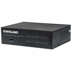 Mrežni switch INTELLINET (s 8 Gigabit Ethernet PoE+ priključaka, PoE+/PoE kompatibilan, 60 W)