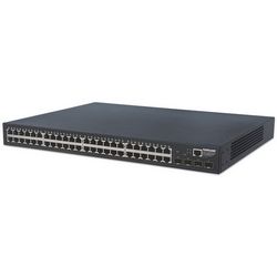 Mrežni switch INTELLINET (s 48 Gigabit Ethernet priključaka i 4 SFP priključka, web-upravljiv 48 x 10/100/1000 Mbps RJ45 priključci + 4 x SFP)