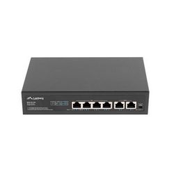 Prekidač PoE+ Rack LANBERG RSFE-4P-2FE-60 (10/19, 4 PoE+ porta, 2 Ethernet porta)