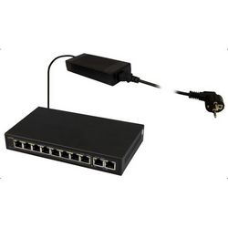 Mrežni switch PULSAR SG108 (Gigabit Ethernet, 10/100/1000, PoE) crni