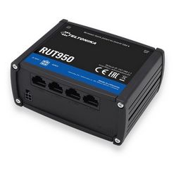 Bežični ruter TELTONIKA RUT950 (Fast Ethernet, jednostruka frekvencija 2.4 GHz, 4G crni)