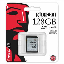 Memorijska kartica KINGSTON 128GB SDXC CL10 UHS-I (45MB / s)