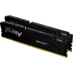 RAM memorija KINGSTON Fury Beast 64GB Kit (2x32gb) DDR5-5200 DIMM CL40, 1.25V
