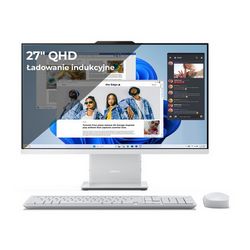 All-in-One računalo LENOVO IdeaCentre AIO 27IRH9 (i5-13420H, 27", QHD, IPS, 350nits, AG, 16GB DDR5, 512GB SSD, Intel UHD Graphics, Win11, Cloud sivo)