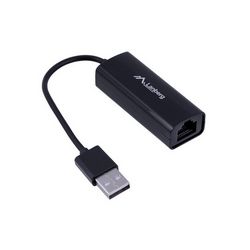 Adapter za kabel Lanberg NC-0100-01 USB-A RJ-45 crni