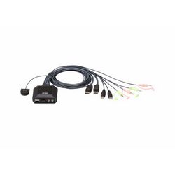 Prekidač za KVM ATEN 2-Port USB DisPlayPort Cable