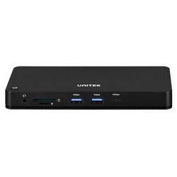 KVM preklopnik UNITEK (4K, HUB USB, 11x portova)