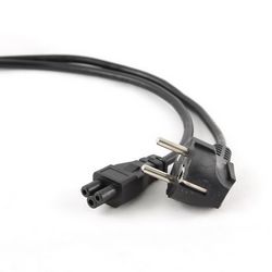 Naponski kabel GEMBIRD PC-186-ML12-1M (CEE7/7, spojnica C5) crni