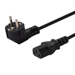 Napajanja kabel SAVIO CL-98 Schuko (M)-IEC C13 (1,8 m)