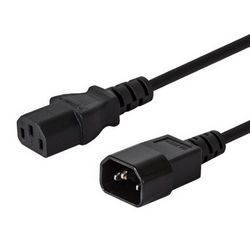 Savio CL-99 kabel za napajanje crna 1,2 m C14 spojnica C13 spojnica